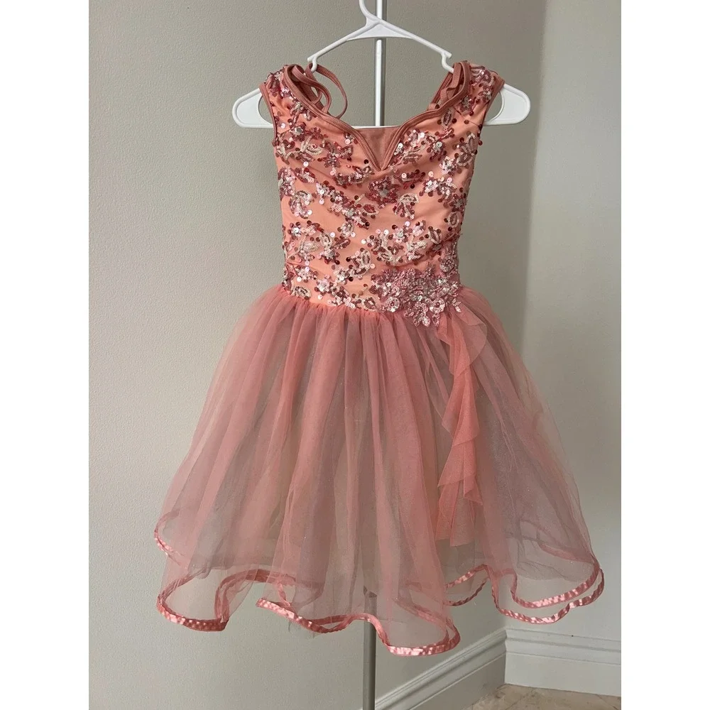 Pink Weissman girls professional ballet costume